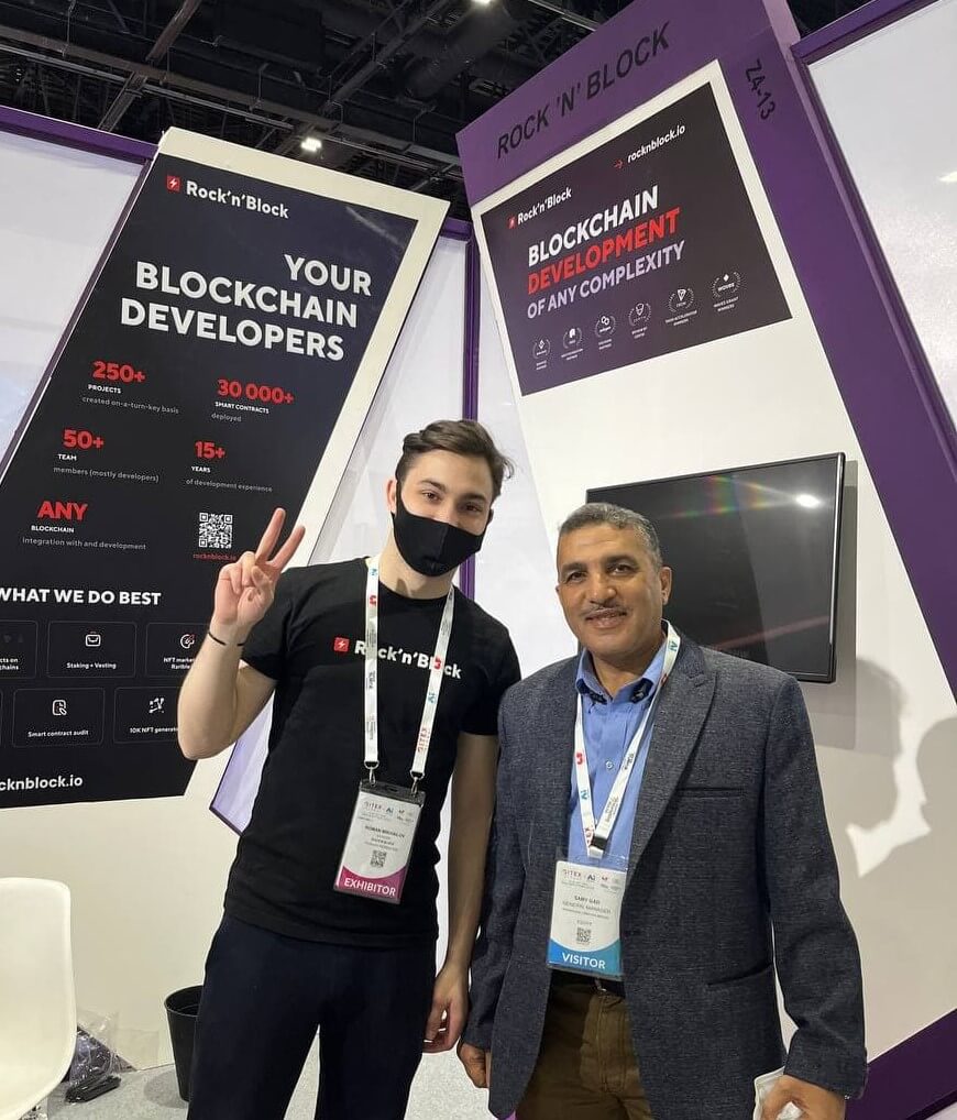 Rock'n'Block at the Future Blockchain Summit in Dubai